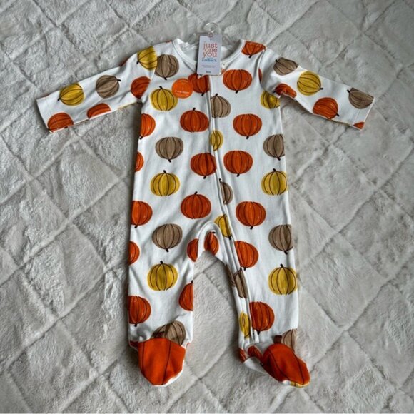 Carter's Just One You | Baby Pumpkin Sleep N' Play | Size 6 Months - Picture 4 of 7